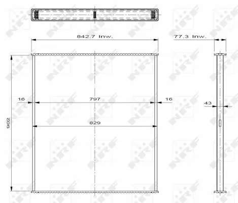 Core, radiator (29576)