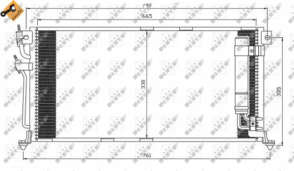 Condenser, air conditioning