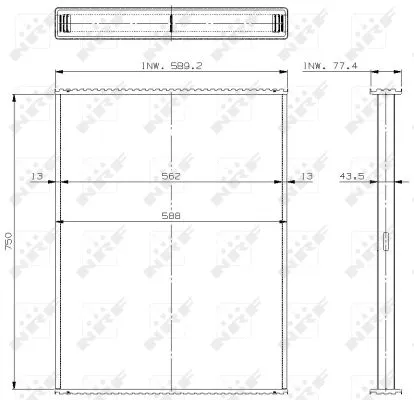 Core, radiator (29745)
