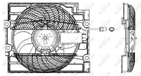 Fan, engine cooling