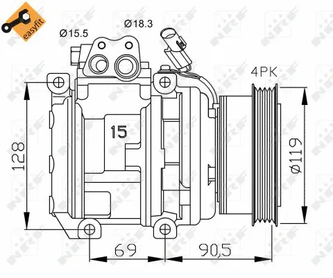 Compressor, air conditioning