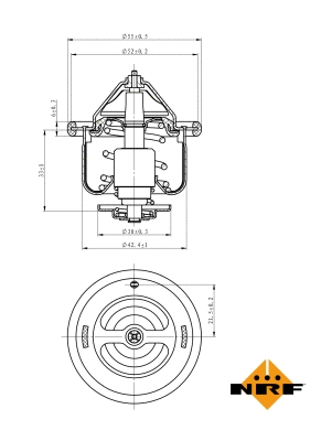 Thermostat, coolant (725110)