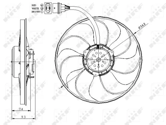 Fan, engine cooling