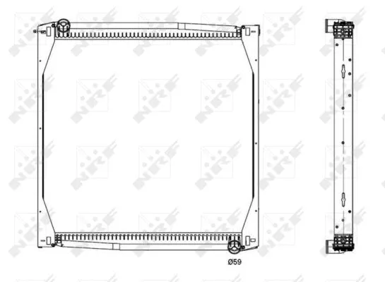 Radiator, engine cooling