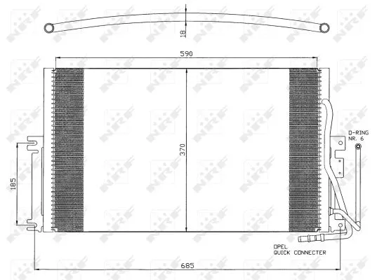 Condenser, air conditioning (35342)