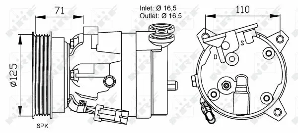 Compressor, air conditioning