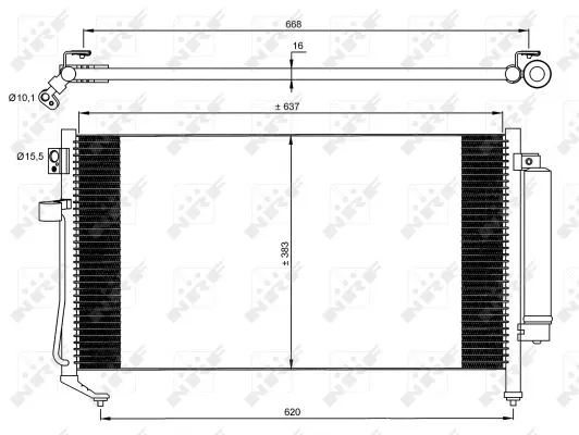 Condenser, air conditioning (35869)