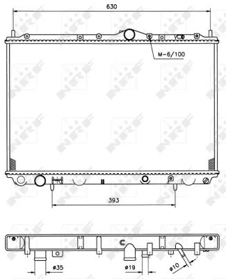 Radiator, engine cooling