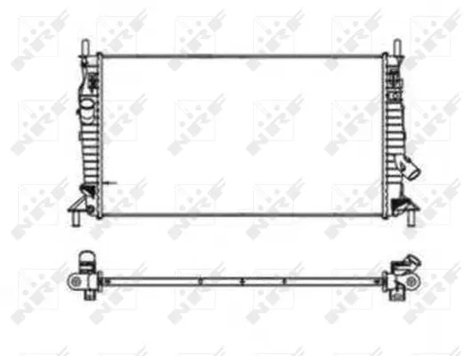 Radiator, engine cooling (53403)