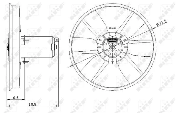 Fan, engine cooling