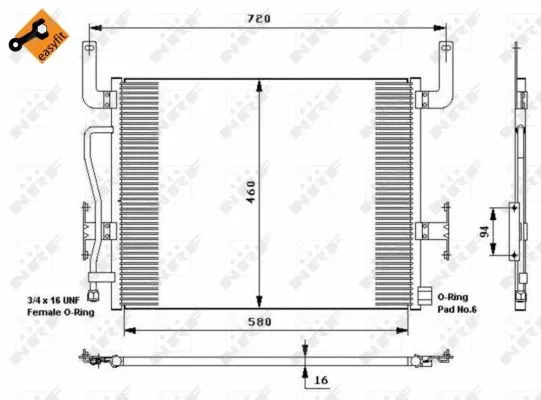 Condenser, air conditioning (35655)