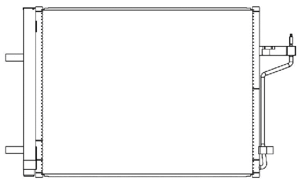 Condenser, air conditioning (350322)