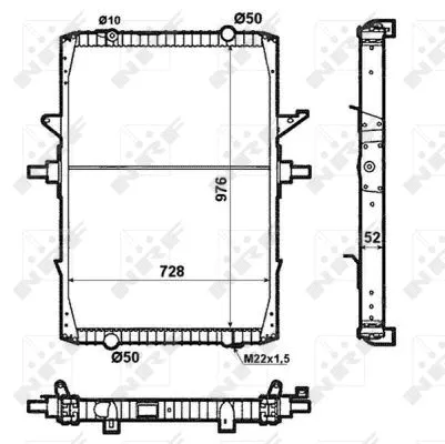 Radiator, engine cooling