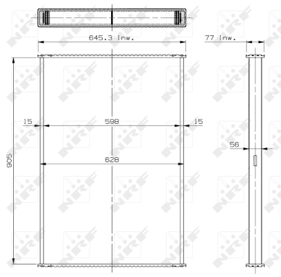 Core, radiator (29586)