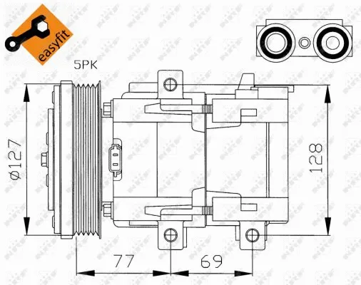 Compressor, air conditioning