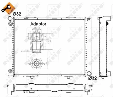 Radiator, engine cooling