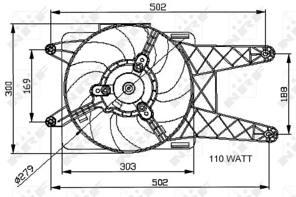 Fan, engine cooling