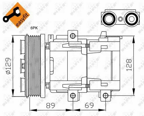 Compressor, air conditioning