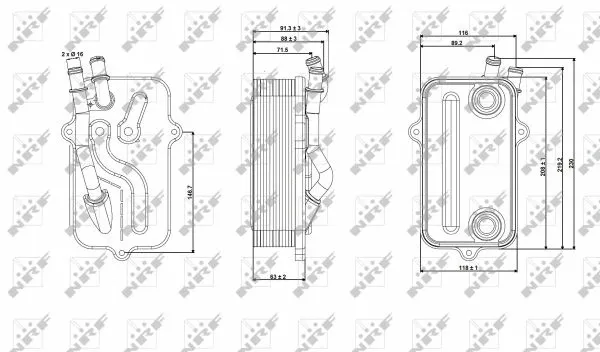 Oil Cooler, automatic transmission