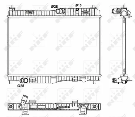 Radiator, engine cooling