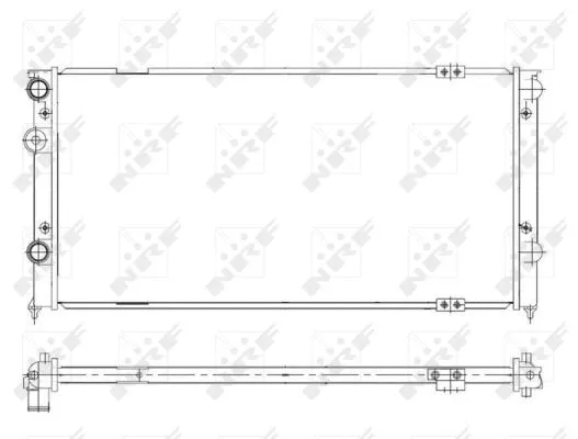 Radiator, engine cooling (58929)