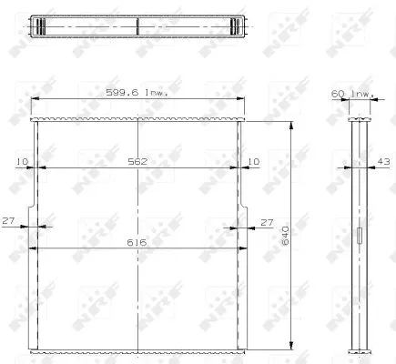 Core, radiator (29718)