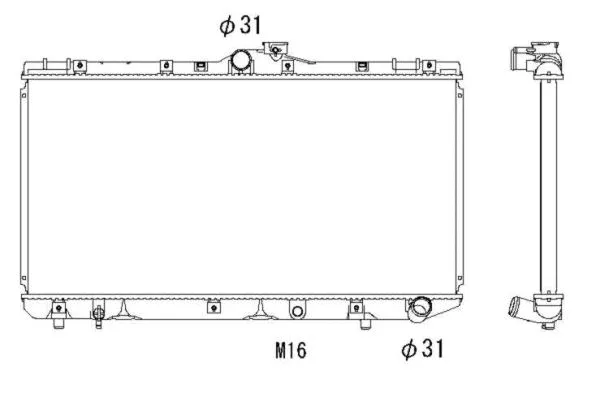 Radiator, engine cooling (503966)