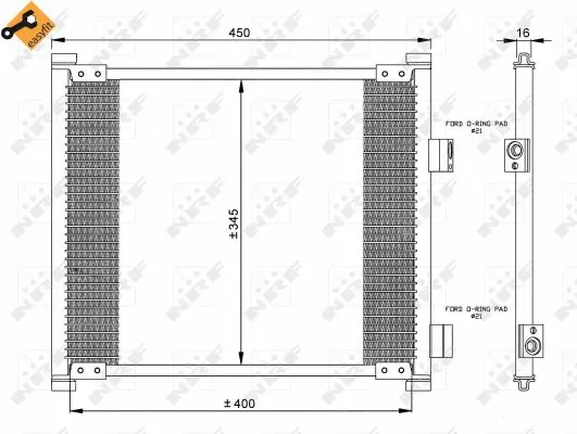 Condenser, air conditioning