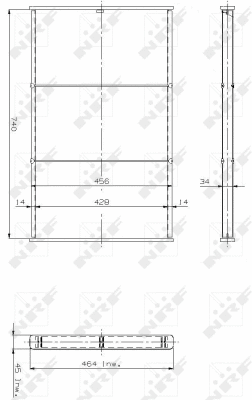 Core, radiator (13493)