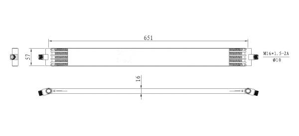 Oil Cooler, automatic transmission (31813)