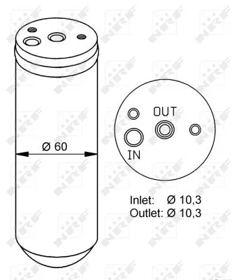 Dryer, air conditioning (33293)