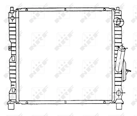 Radiator, engine cooling (58942)