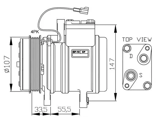 Compressor, air conditioning