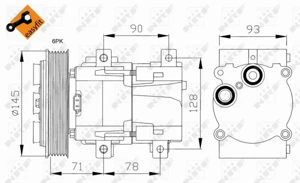 Compressor, air conditioning