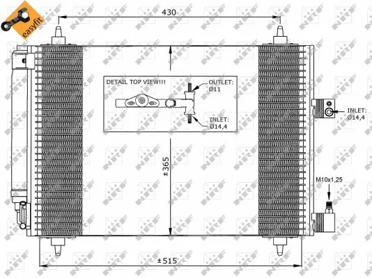 Condenser, air conditioning (35649)