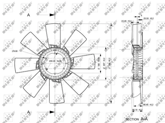 Fan Wheel, engine cooling