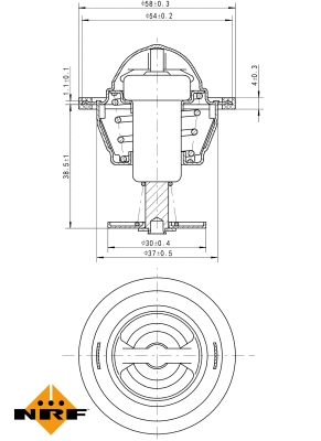 Thermostat, coolant (725083)
