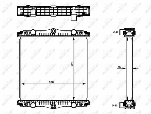 Radiator, engine cooling