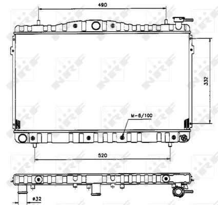 Radiator, engine cooling