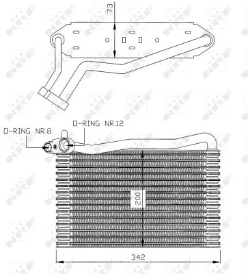 Evaporator, air conditioning