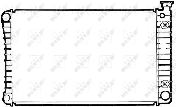 Radiator, engine cooling (50366)