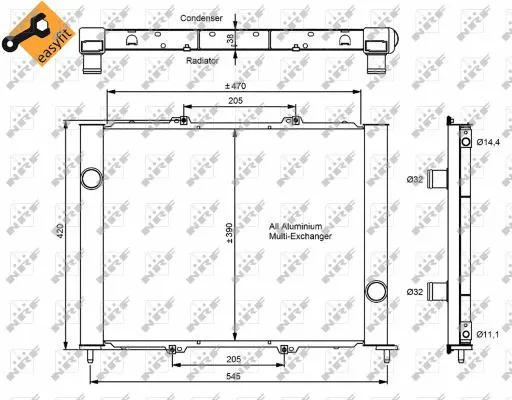 Condenser, air conditioning