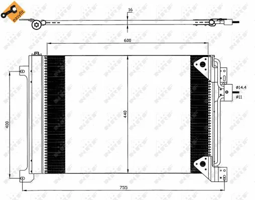 Condenser, air conditioning