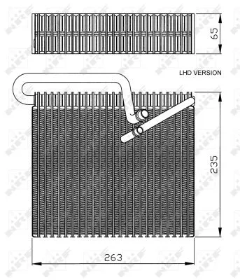 Evaporator, air conditioning