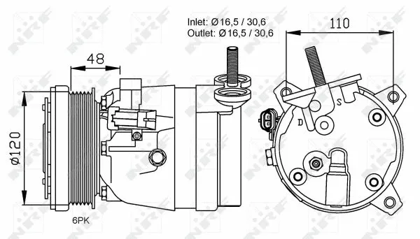 Compressor, air conditioning