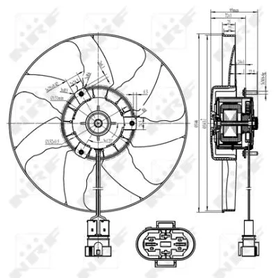 Fan, engine cooling