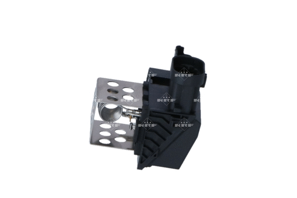 Series resistor, electric motor (radiator fan)