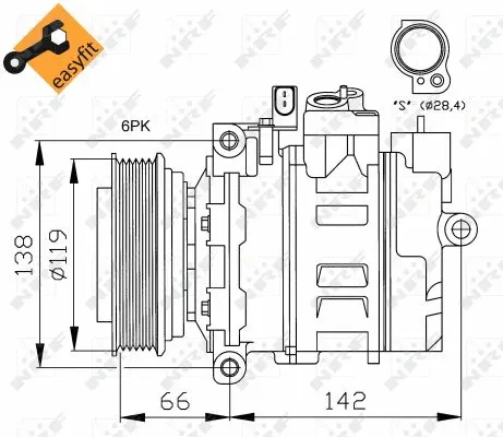 Compressor, air conditioning