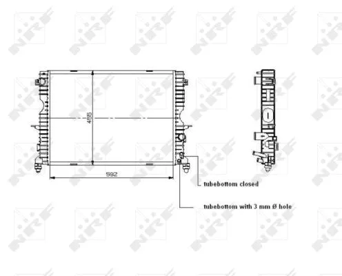 Radiator, engine cooling (509729)