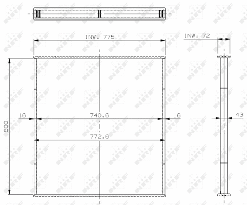Core, radiator (29567)